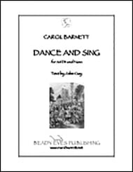 Dance and Sing SATB choral sheet music cover Thumbnail